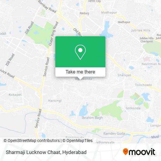 Sharmaji Lucknow Chaat map