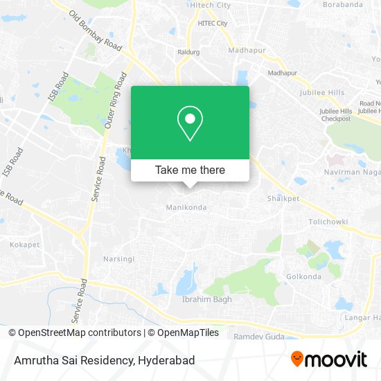 Amrutha Sai Residency map
