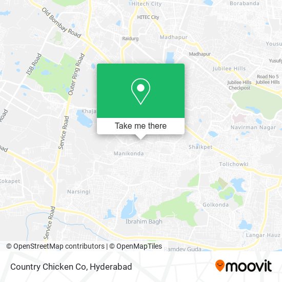 Country Chicken Co map