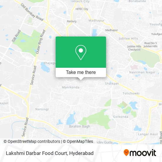 Lakshmi Darbar Food Court map