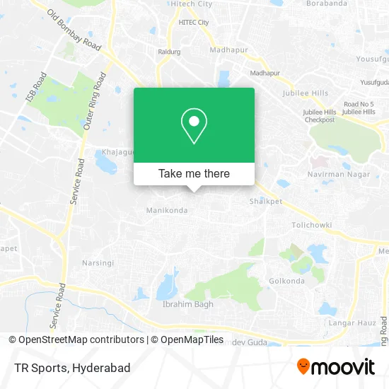 TR Sports map