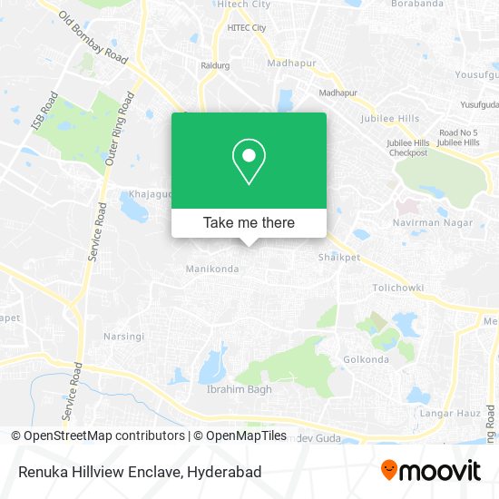 Renuka Hillview Enclave map