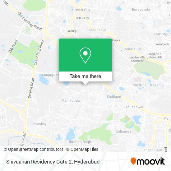 Shivaahan Residency Gate 2 map