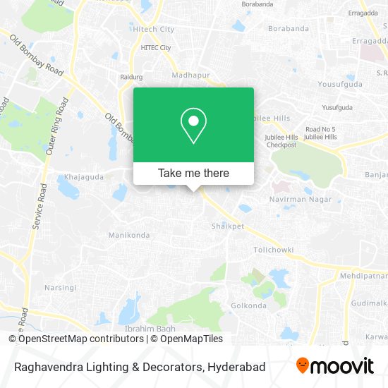 Raghavendra Lighting & Decorators map