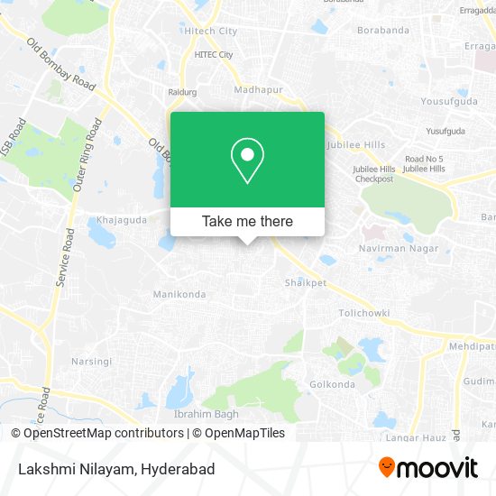 Lakshmi Nilayam map