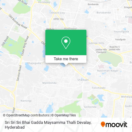 Sri Sri Sri Bhai Gadda Maysamma Thalli Devalay map