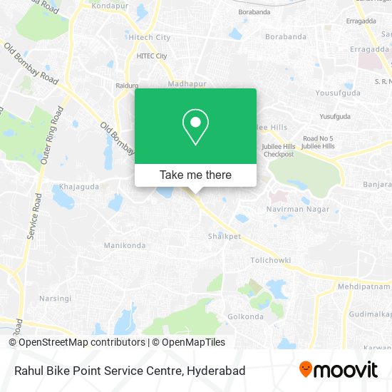 Rahul Bike Point Service Centre map