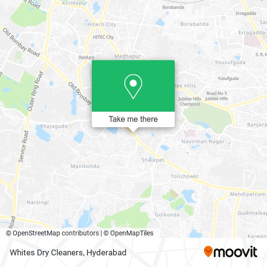 Whites Dry Cleaners map