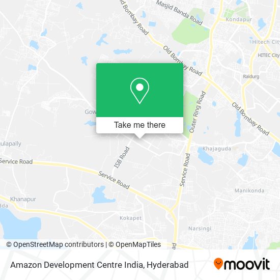 Amazon Development Centre India map