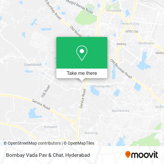 Bombay Vada Pav & Chat map