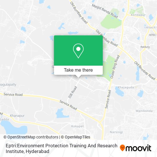 Eptri:Environment Protection Training And Research Institute map