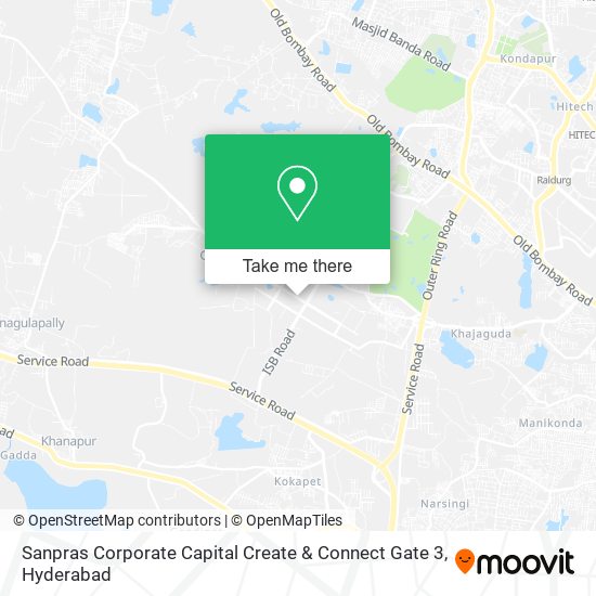 Sanpras Corporate Capital Create & Connect Gate 3 map