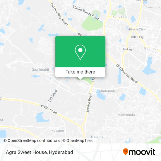 Agra Sweet House map