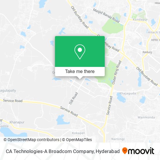 CA Technologies-A Broadcom Company map