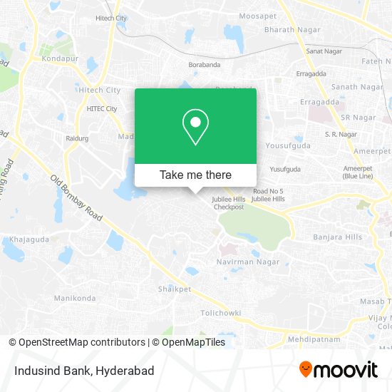 Indusind Bank map