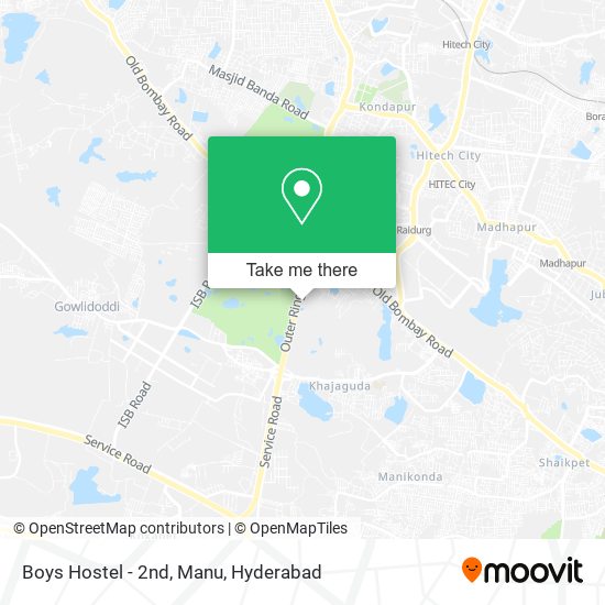 Boys Hostel - 2nd, Manu map