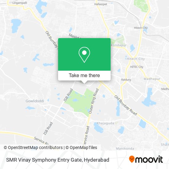 SMR Vinay Symphony Entry Gate map