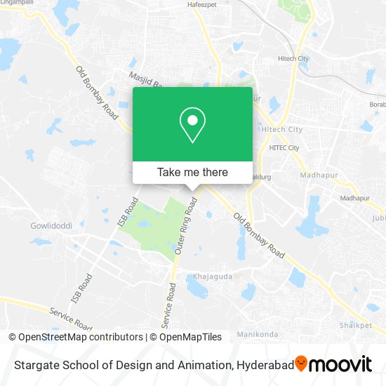 Stargate School of Design and Animation map