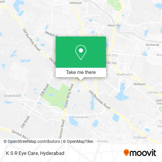 K S R Eye Care map