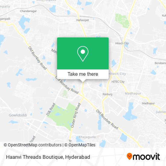 Haanvi Threads Boutique map