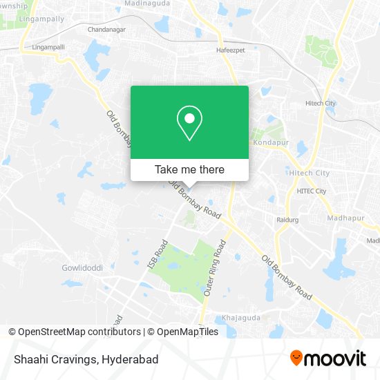 Shaahi Cravings map