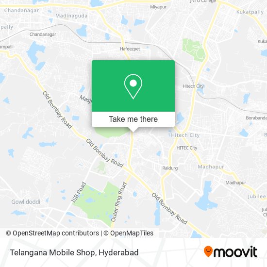 Telangana Mobile Shop map