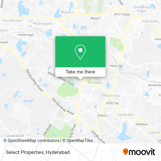 Select Properties map