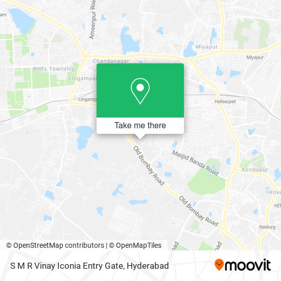 S M R Vinay Iconia Entry Gate map