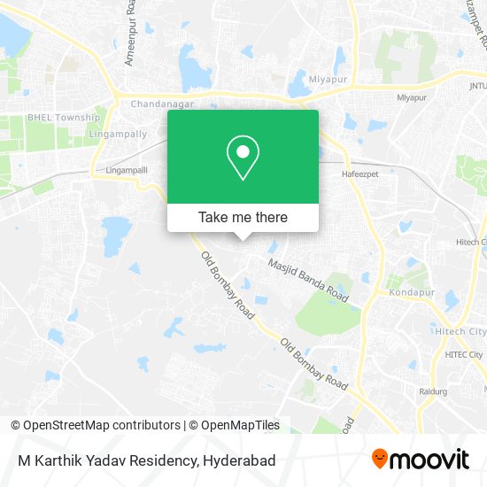 M Karthik Yadav Residency map