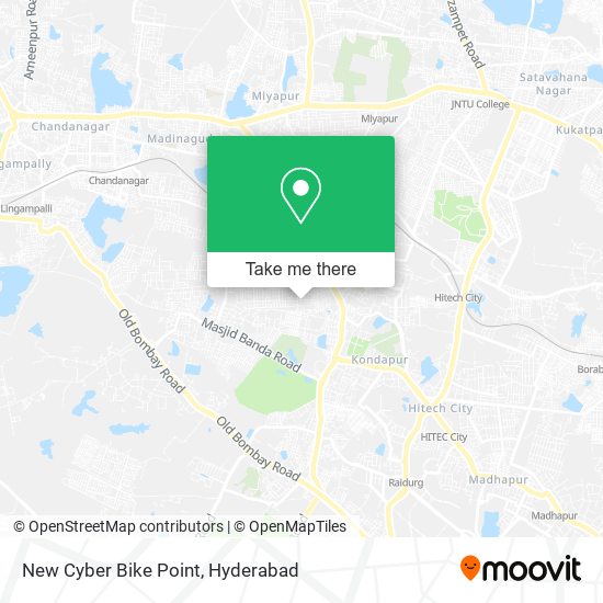 New Cyber Bike Point map