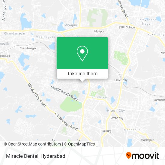 Miracle Dental map