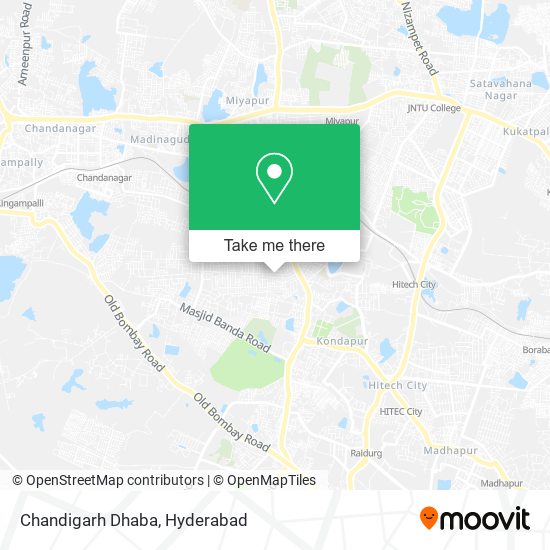 Chandigarh Dhaba map