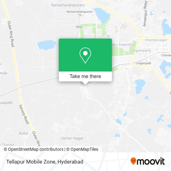 Tellapur Mobile Zone map