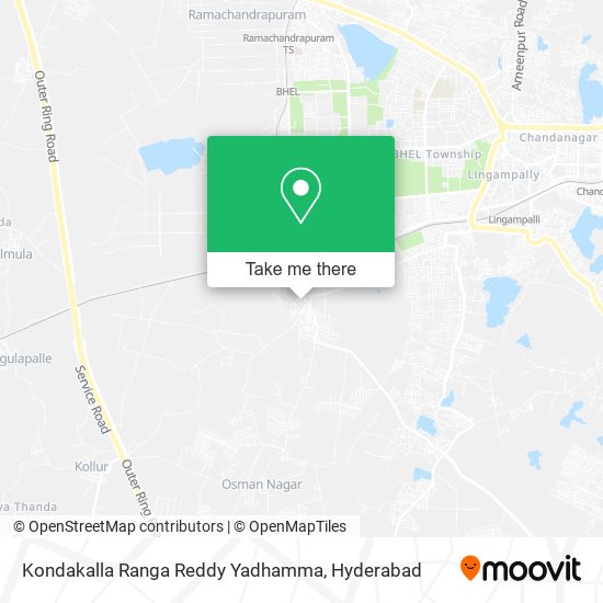 Kondakalla Ranga Reddy Yadhamma map