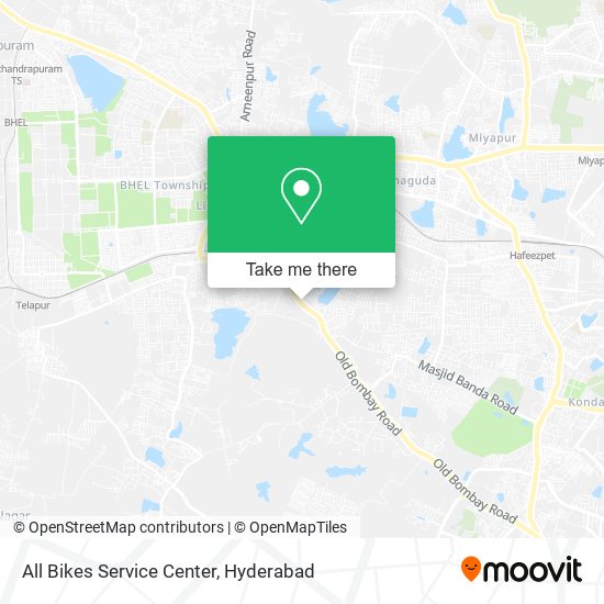 All Bikes Service Center map