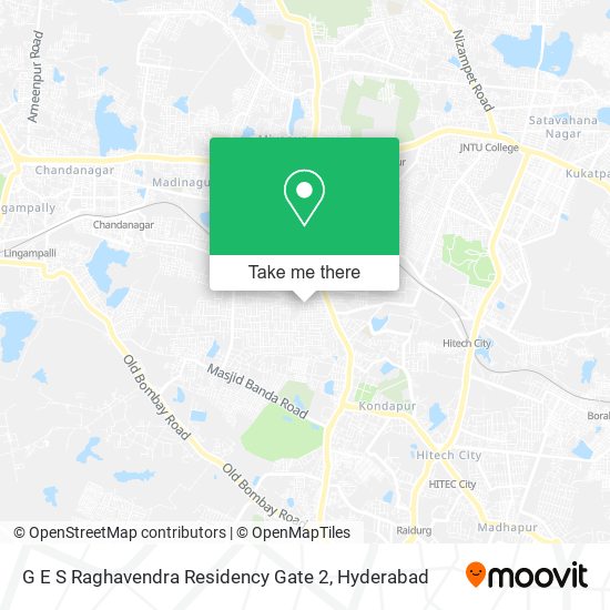 G E S Raghavendra Residency Gate 2 map