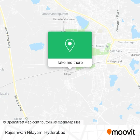 Rajeshwari Nilayam map