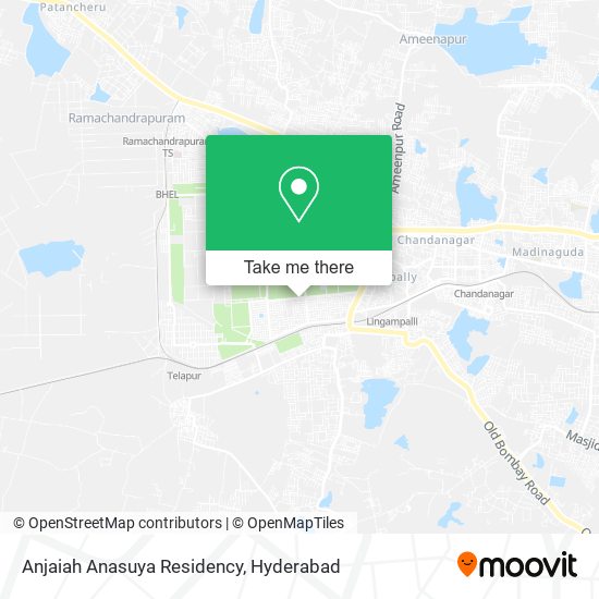 Anjaiah Anasuya Residency map