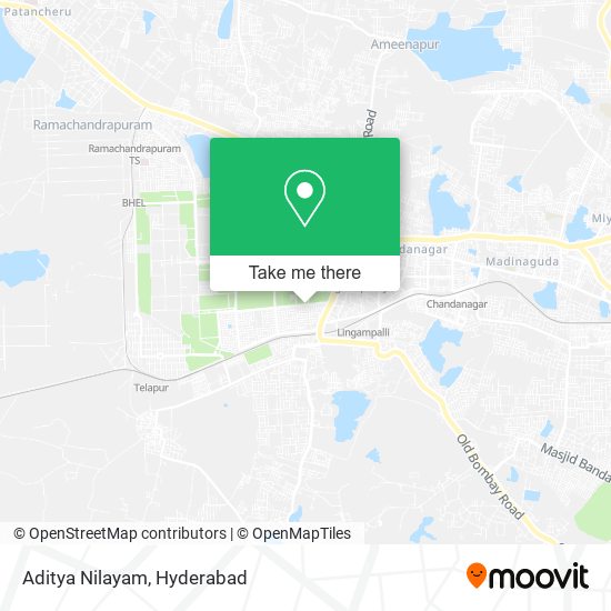 Aditya Nilayam map