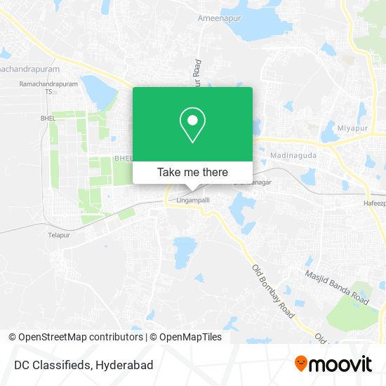 DC Classifieds map