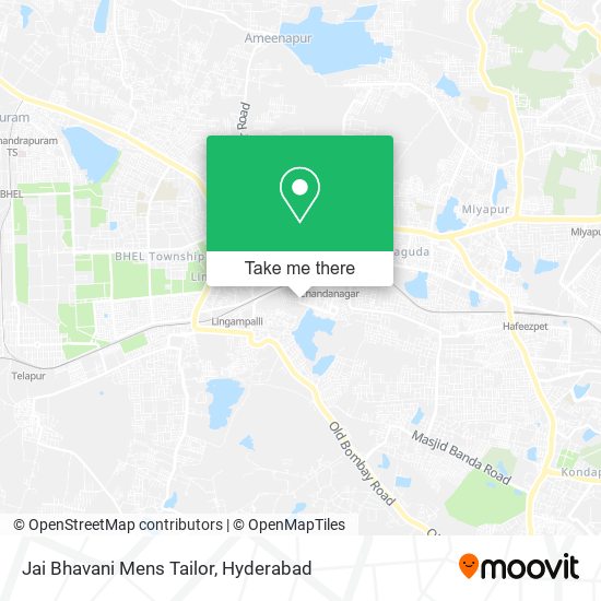 Jai Bhavani Mens Tailor map