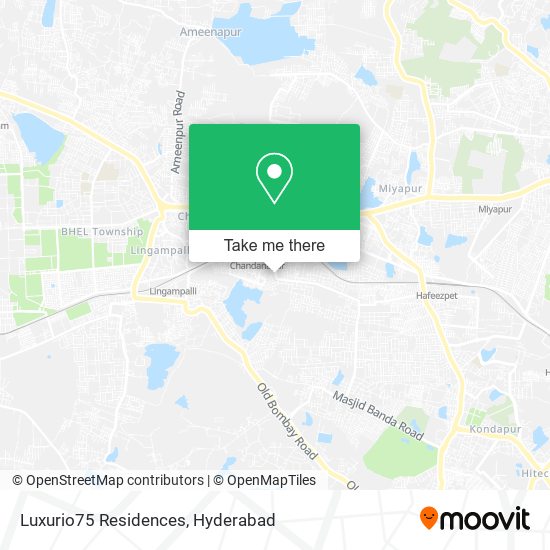 Luxurio75 Residences map