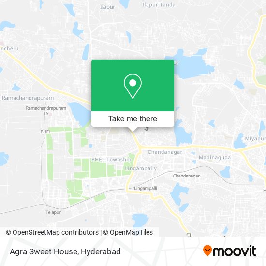 Agra Sweet House map