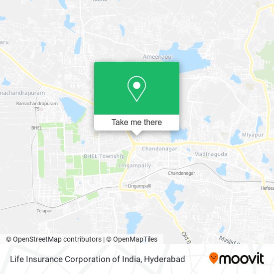 Life Insurance Corporation of India map