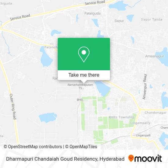 Dharmapuri Chandaiah Goud Residency map