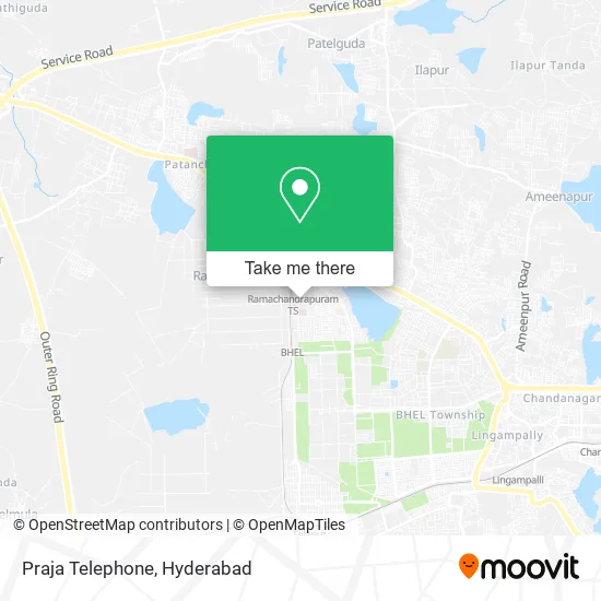 Praja Telephone map