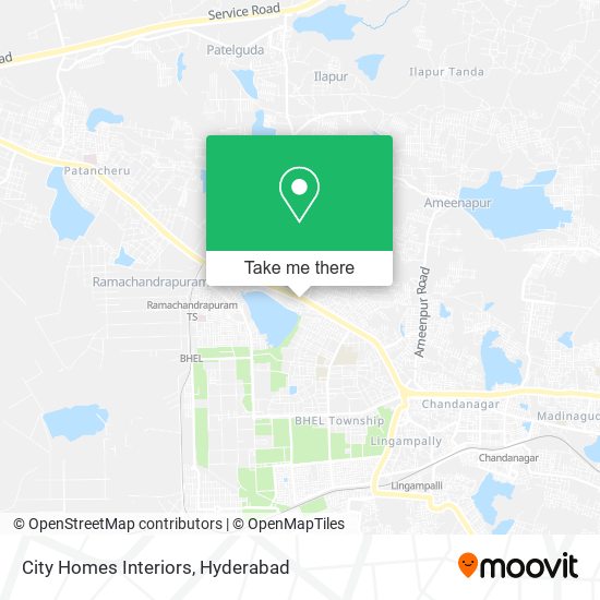 City Homes Interiors map