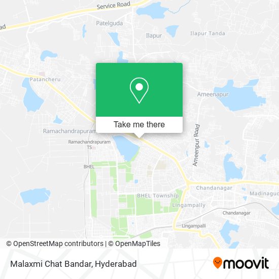 Malaxmi Chat Bandar map