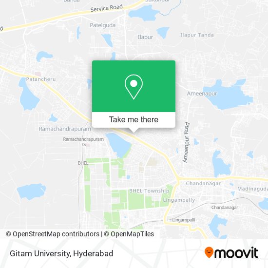 Gitam University map