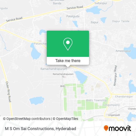 M S Om Sai Constructions map